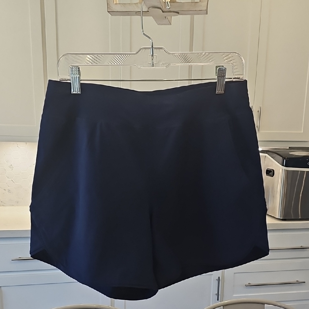 Lands' End Women's Navy Blue Athletic Shorts